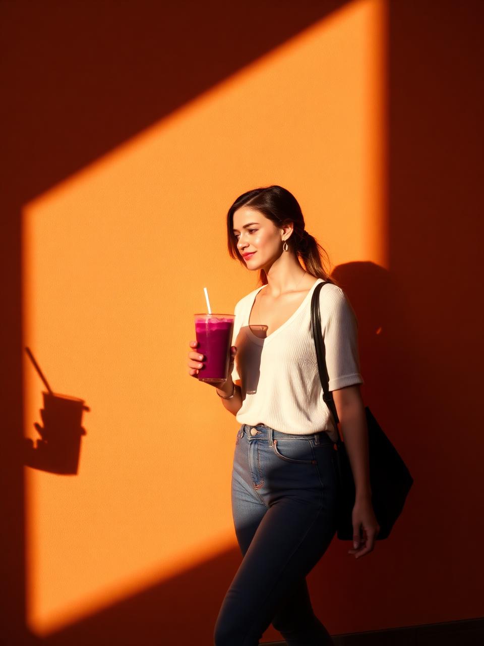 Ube drink on the go
